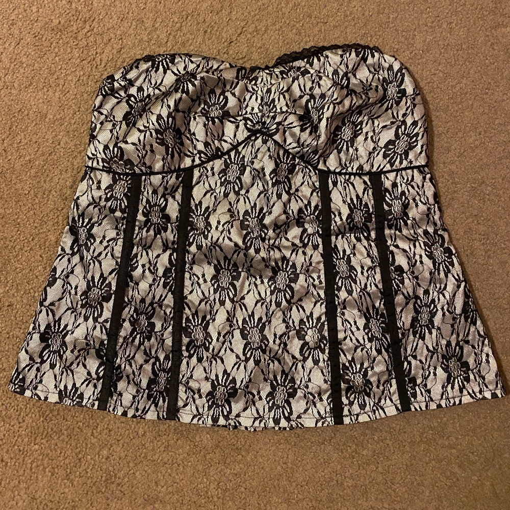 Night out strapless top